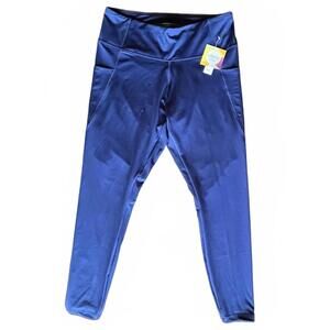 Cabana Women's Year-Round Leggings 1X Navy Blue